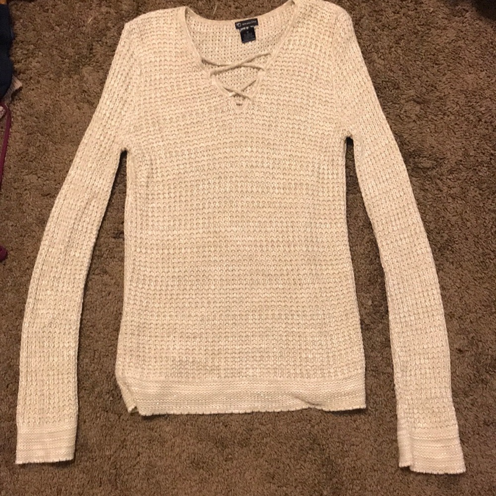 Cream colored sweater